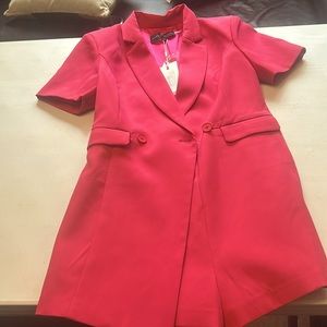 Cute hot pink romper